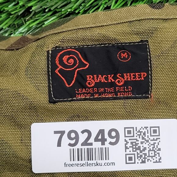 Vintage 90s Black-Sheep Duck Camo Vest Medium 22x25 Hunting - Picture 8 of 13